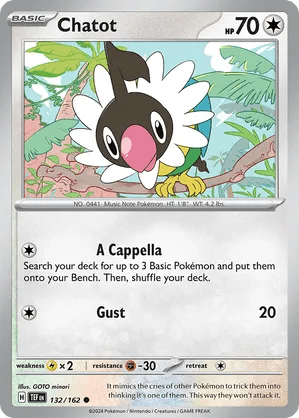 132/162 Chatot - Temporal Forces by Poké Zen DXB on MYNTED
