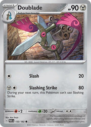 132/182 Doublade Reverse Holo · Paradox Rift (PAR) by PokeMarsi on MYNTED
