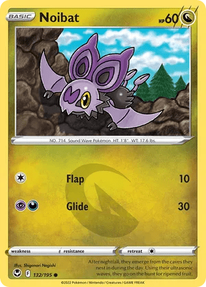 132/195 Noibat - Silver Tempest by Poké Zen DXB on MYNTED
