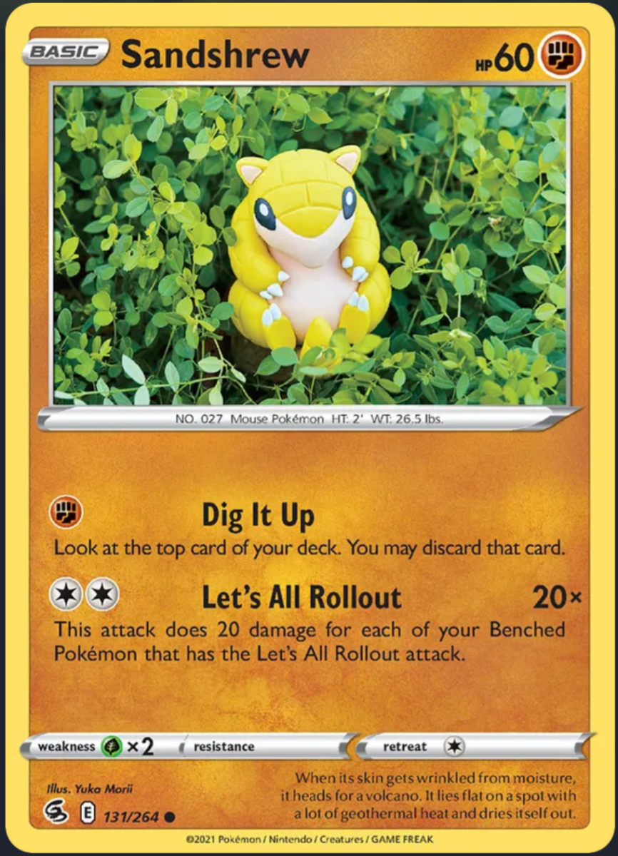 132/264 - Sandshrew - Fusion Strike by Poké Zen DXB on MYNTED