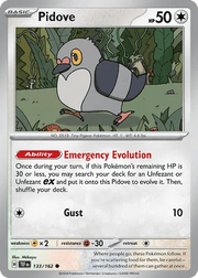 133/162 Pidove - Temporal Forces by Poké Zen DXB on MYNTED