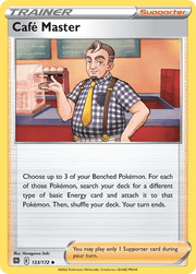 133/172 Cafe Master - Reverse Holo - Brilliant Stars by Poké Zen DXB on MYNTED