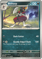 133/198 Bisharp Reverse Holo · Scarlet & Violet (SVI) by PokeMarsi on MYNTED