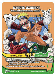 Mythos Naruto Konoha Shido San Diego Comic Con Exclusive Promo Card Mythos 133/130 V