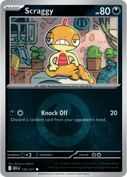 134/217 Scraggy - Energy Pattern Reverse Holo - Ascended Heroes by Poké Zen DXB on MYNTED