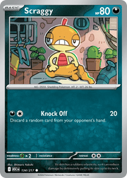 134/217 Scraggy - Energy Pattern Reverse Holo - Ascended Heroes by Poké Zen DXB on MYNTED