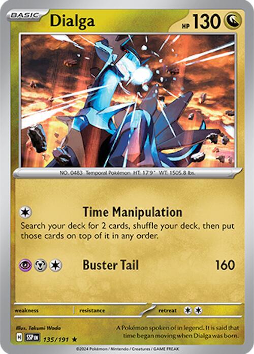 135/191 Dialga Holo · Surging Sparks (SSP) by PokeMarsi on MYNTED