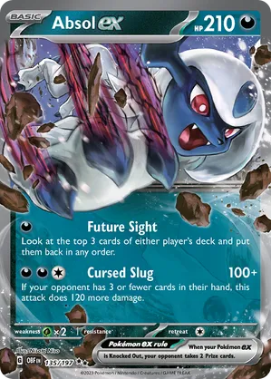 135/197 Absol ex - Obsidian Flames by Poké Zen DXB on MYNTED