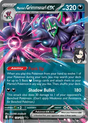 136/182 Marnie's Grimmsnarl ex - Destined Rivals by Poké Zen DXB on MYNTED