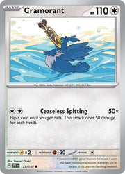 137/159 Cramorant Reverse Holo · Journey Together (JTG) by PokeMarsi on MYNTED