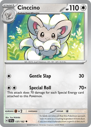 137/162 Cinccino - Temporal Forces by Poké Zen DXB on MYNTED