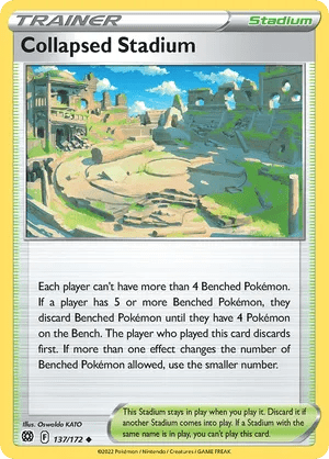137/172 Collapsed Stadium - Brilliant Stars by Poké Zen DXB on MYNTED