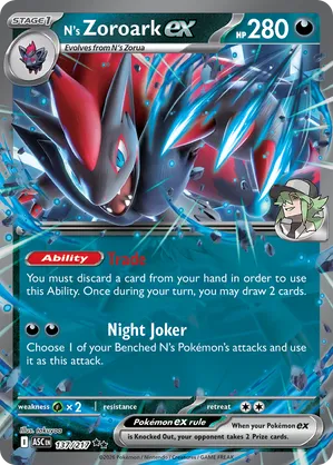 137/217 N's Zoroark ex - Ascended Heroes by Poké Zen DXB on MYNTED