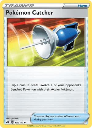 138/159 Pokemon Catcher - Crown Zenith by Poké Zen DXB on MYNTED