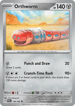 138/182 Orthworm - Paradox Rift by Poké Zen DXB on MYNTED
