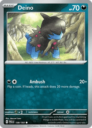 138/193 Deino - Paldea Evolved by Poké Zen DXB on MYNTED