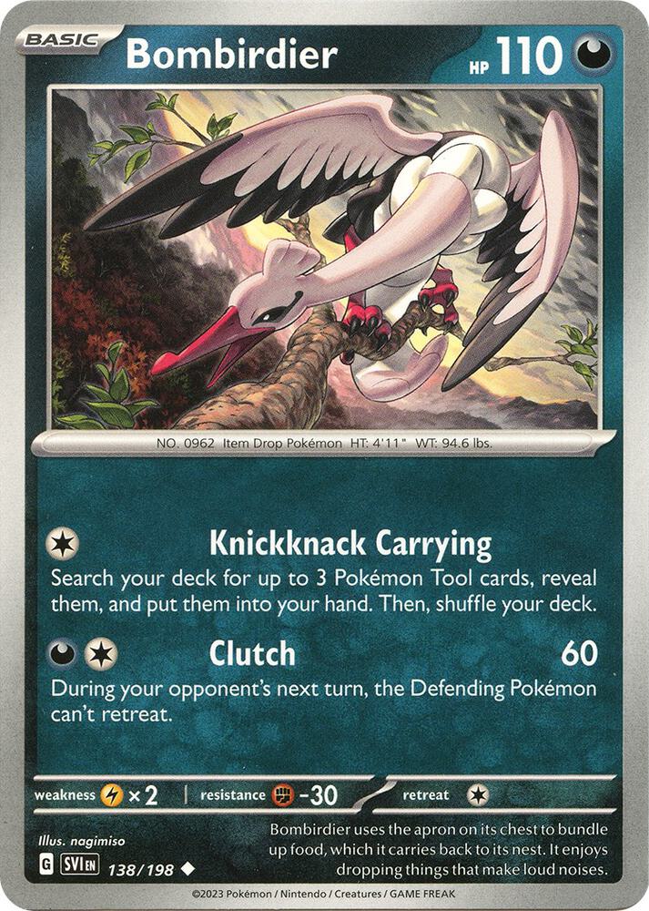 138/198 Bombirdier Normal · Scarlet & Violet (SVI) by PokeMarsi on MYNTED