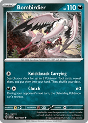 138/198 Bombirdier - Reverse Holo - Scarlet & Violet by Poké Zen DXB on MYNTED