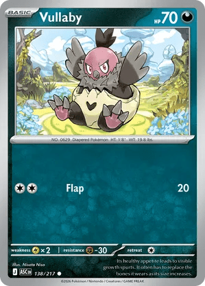 138/217 Vullaby - Ascended Heroes by Poké Zen DXB on MYNTED
