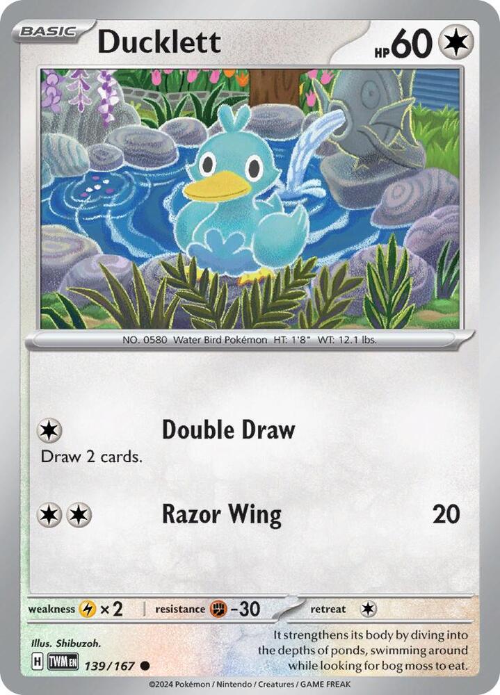 139/167 · Ducklett · Normal (TWM) by Dusk TCG on MYNTED