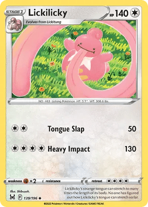139/196 Lickilicky - Lost Origin by Poké Zen DXB on MYNTED