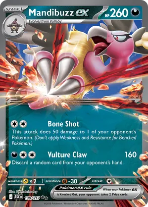 139/217 Mandibuzz ex - Ascended Heroes by Poké Zen DXB on MYNTED