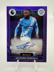 Antoine Semenyo- Autograph - Numbered 48/75 - Purple Refractor 2026 Topps Merlin Premier League - Man City