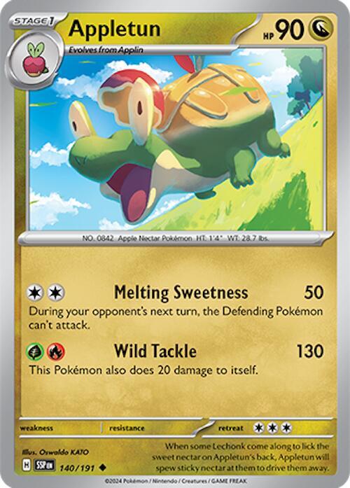 140/191 Appletun Normal · Surging Sparks (SSP) by PokeMarsi on MYNTED