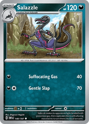 140/197 Salazzle - Obsidian Flames by Poké Zen DXB on MYNTED