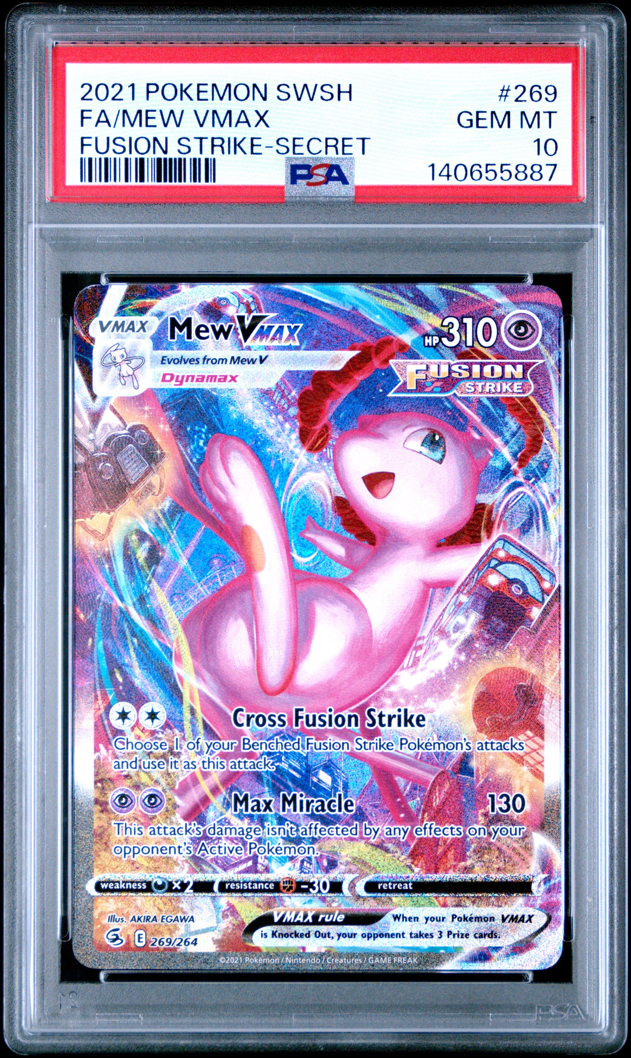 PSA 10 Mew VMAX #269