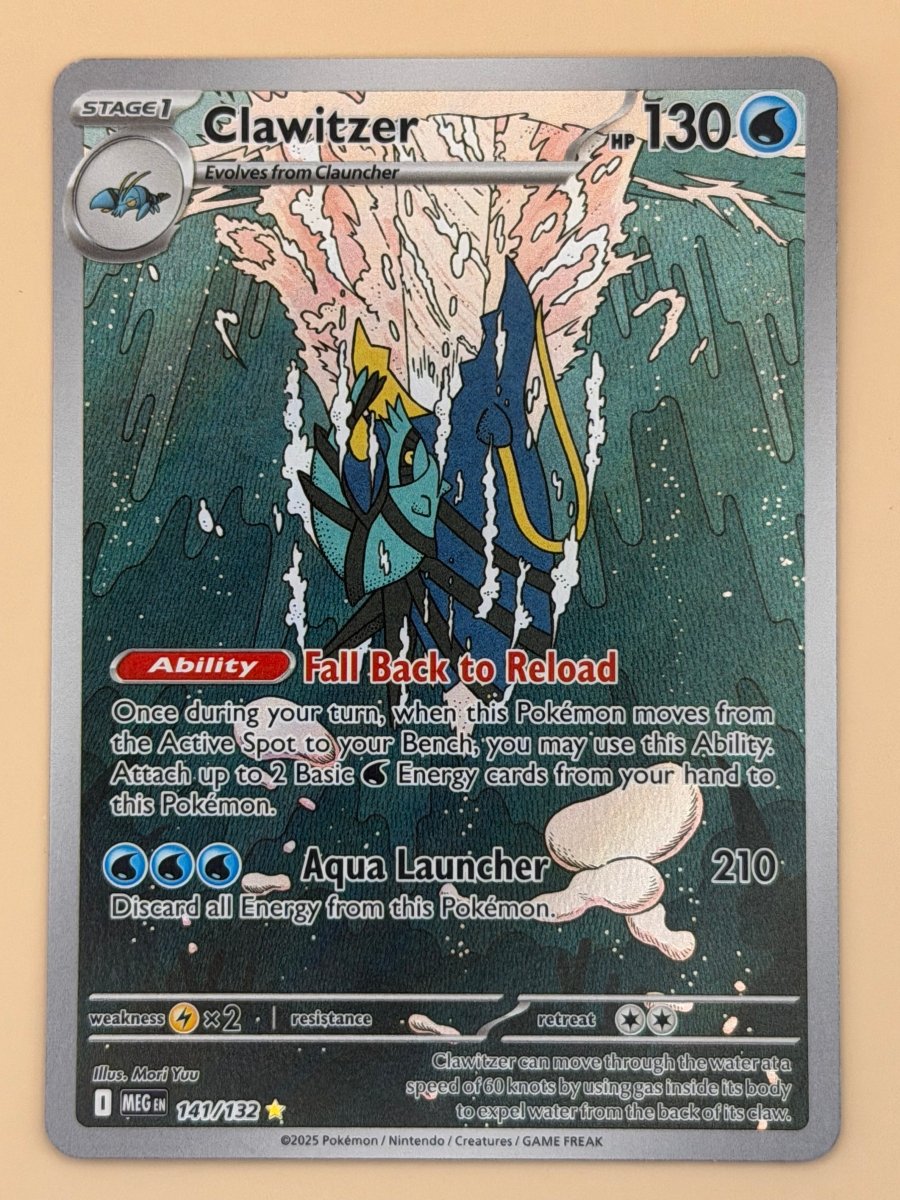 141/132 Clawitzer - Mega Evolution by Poké Zen DXB on MYNTED