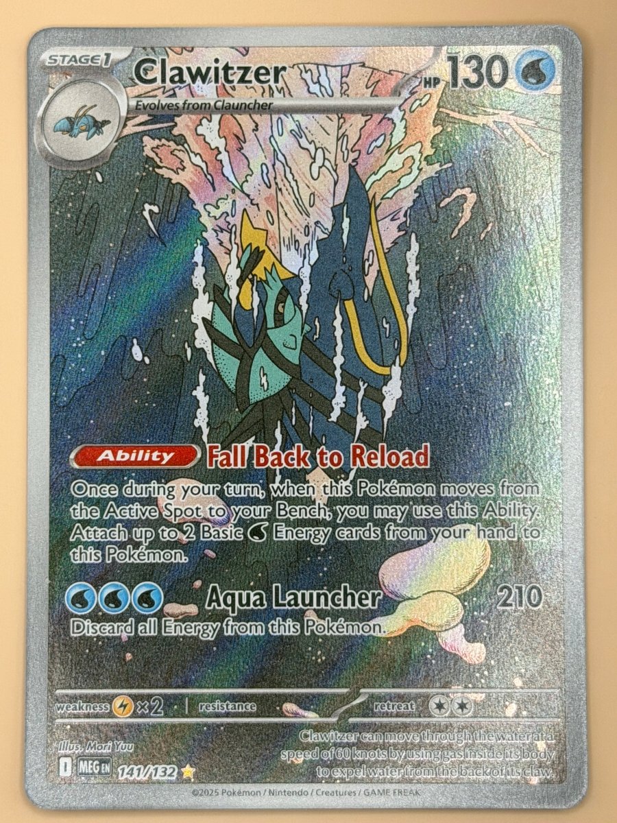 141/132 Clawitzer - Mega Evolution by Poké Zen DXB on MYNTED