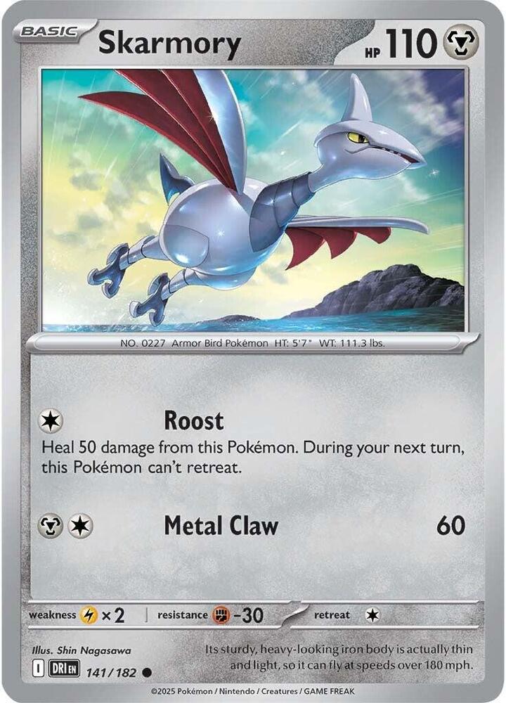 141/182 · Skarmory · Normal (DRI) by PokeMarsi on MYNTED