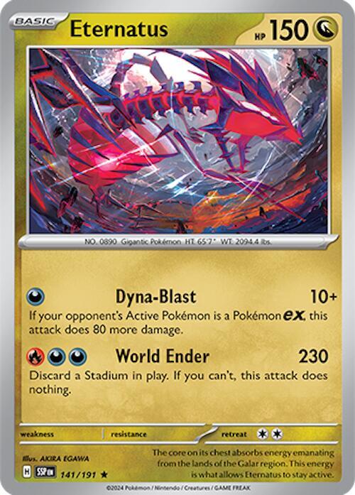 141/191 Eternatus Holo · Surging Sparks (SSP) by PokeMarsi on MYNTED