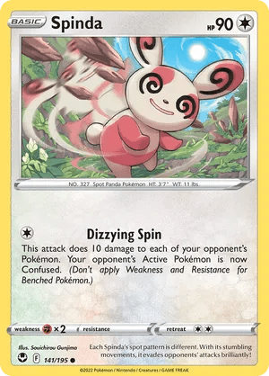 141/195 Spinda - Silver Tempest by Poké Zen DXB on MYNTED