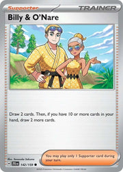 142/159 Billy & O'Nare Reverse Holo · Journey Together (JTG) by PokeMarsi on MYNTED