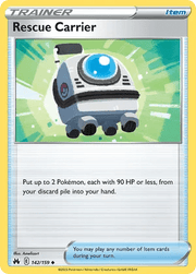 142/159 Rescue Carrier - Reverse Holo - Crown Zenith by Poké Zen DXB on MYNTED