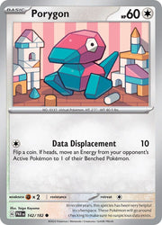 142/182 Porygon Normal · Paradox Rift (PAR) by PokeMarsi on MYNTED
