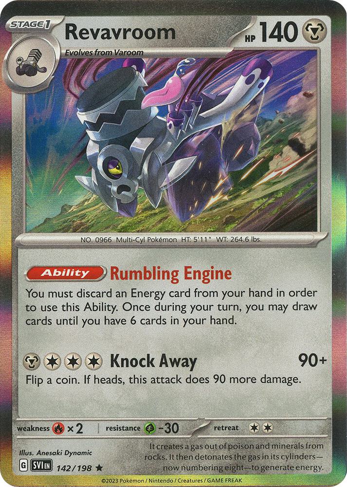 142/198 Revavroom Holo · Scarlet & Violet (SVI) by PokeMarsi on MYNTED
