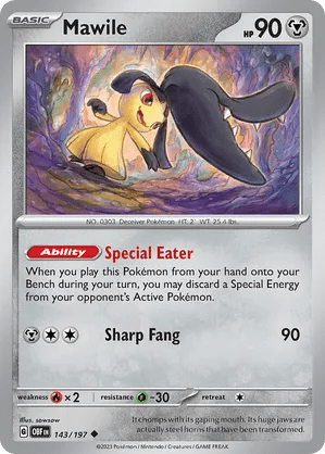 143/197 Mawile - Obsidian Flames by Poké Zen DXB on MYNTED