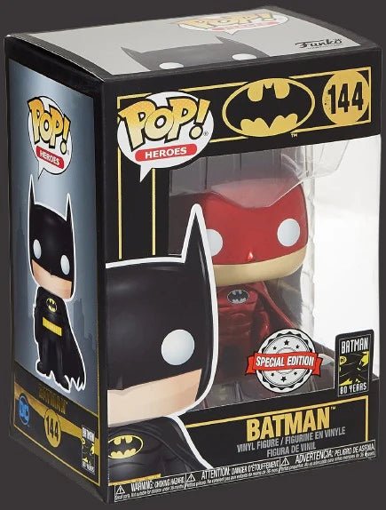 144 Batman (Red Metallic) Special Edition - Batman 80 Years by Schmutzfink TCG on MYNTED
