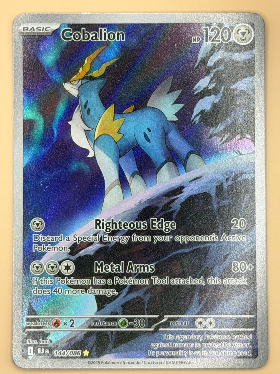 144/086 Cobalion - Black Bolt by Poké Zen DXB on MYNTED