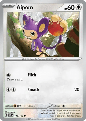 145/182 Aipom - Paradox Rift by Poké Zen DXB on MYNTED