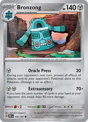 145/197 · Bronzong · Normal (OBF) by PokeMarsi on MYNTED