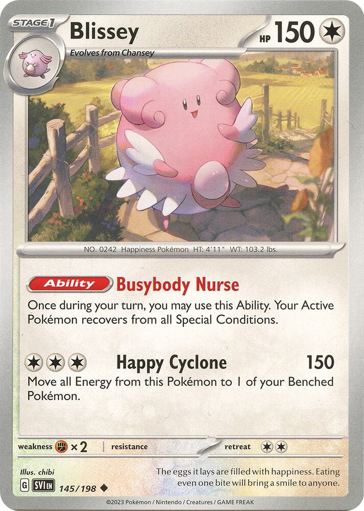 145/198 Blissey Normal · Scarlet & Violet (SVI) by PokeMarsi on MYNTED