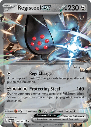 145/217 Registeel ex - Ascended Heroes by Poké Zen DXB on MYNTED