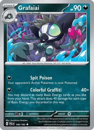146/193 Grafaiai - Reverse Holo - Paldea Evolved by Poké Zen DXB on MYNTED