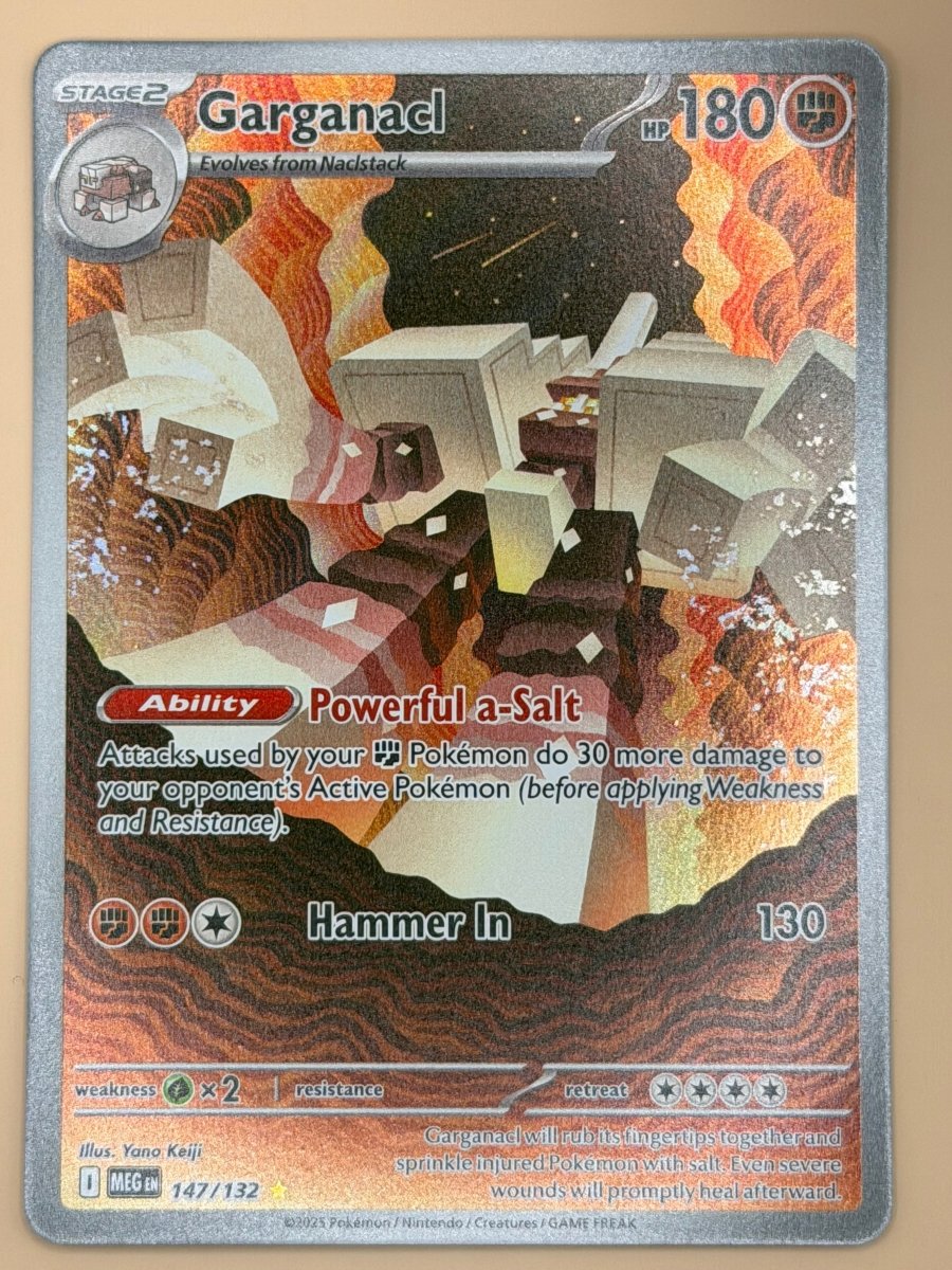 147/132 Garganacl - Mega Evolution by Poké Zen DXB on MYNTED