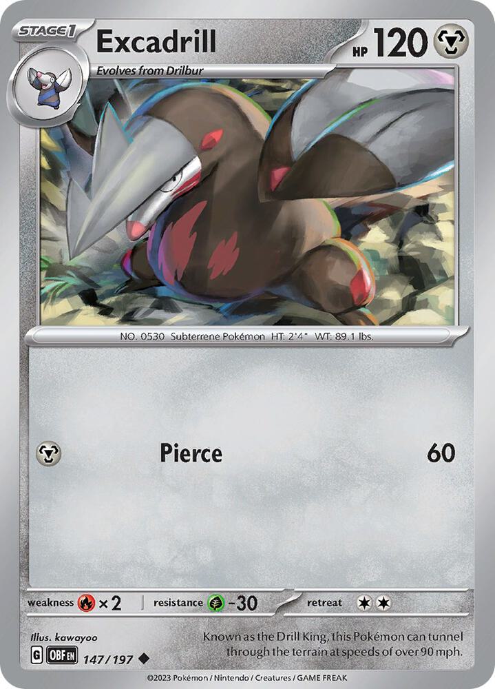 147/197 · Excadrill · Normal (OBF) by PokeMarsi on MYNTED