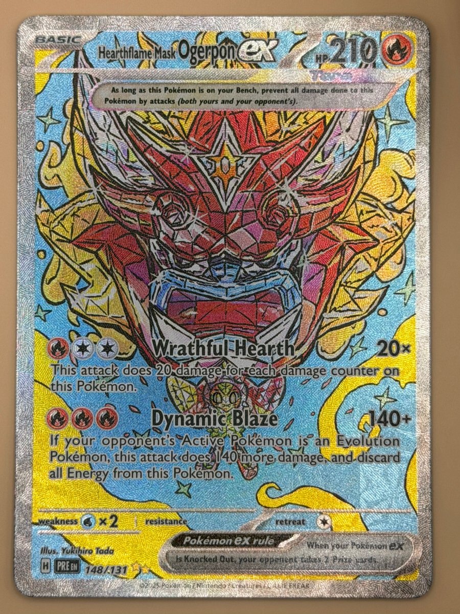 148/131 Heartflame Mask Ogerpon ex - Prismatic Evolutions by Poké Zen DXB on MYNTED